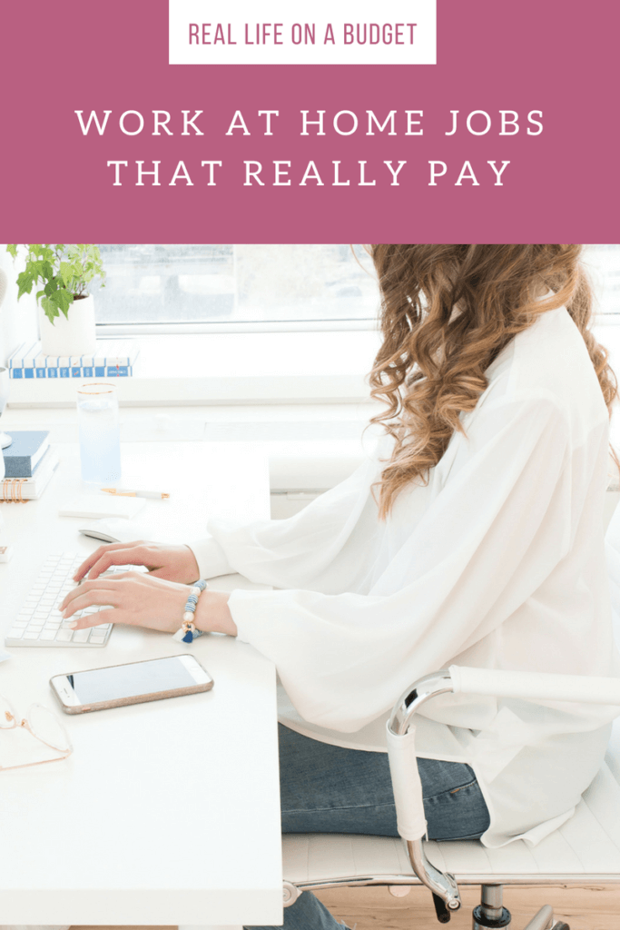 Looking for work at home jobs? Here are some that really do pay! 