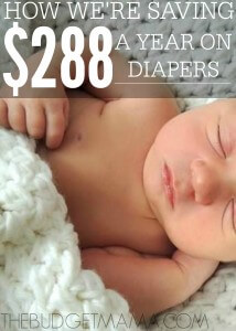 Saving money on diapers can be a challenge, especially if you have more than one kid in diapers. This is how we're saving $288 a year on diapers.