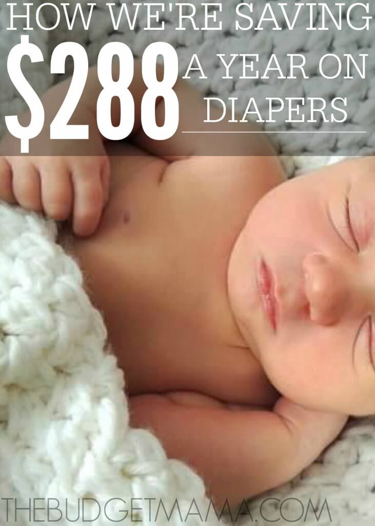 Saving money on diapers can be a challenge, especially if you have one than one kid in diapers. This is how we're saving $288 a year on diapers. 