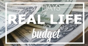 31 Days of Real Life on a Budget