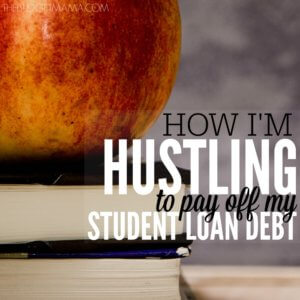 How much student loan debt do you have? This one girl's story of how she paid off $50,000 of her debt in 3 years and how she's planning on hustling to pay off her student loans.