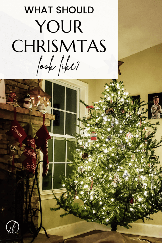 How should your Christmas look? Should it look like one with a beautifully lit tree with presents piled high? Should it look like a small tree with hand-me-down lights and few presents? The answer is easier than you might think. 