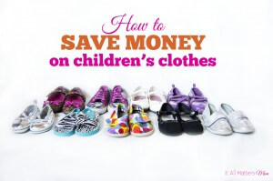 Save on kids clothes