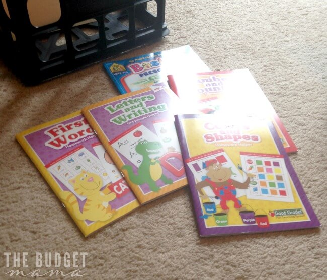 Looking for a preschool homeschool curriculum for 3 year olds? This is the one we are using for our family along with how we are organizing it to help keep us sane. 