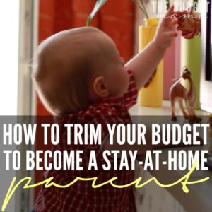 Wondering how you can budget to become a SAHM or SAHD? This how to trim your budget to become a stay-at-home parent so you can live out your dream. 