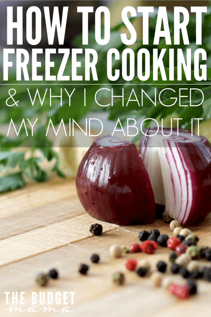 How to start freezer cooking so you don't lose your sanity -- I used to think that freezer cooking meant that I was going to have to spend an entire day in my kitchen and a ton of money on food to make recipes I didn't even know if my family would eat. However, I know have changed my mind on freezer cooking and realize that it's not what I originally thought. 
