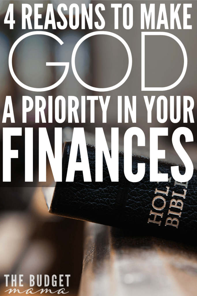 If you're struggling to make God a priority in your life and in your finances, this post from Brittany of Equipping Godly Women will help you determine how and where to get started making God a priority in your financial life! 