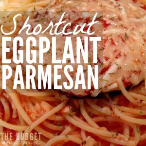 I love eggplant parmesan, but I hate how time consuming it is to prepare and cook. That's why I love this easy, shortcut eggplant parmesan recipe! Makes getting dinner on the table so much easier!