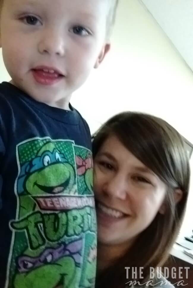 Collin and Mommy