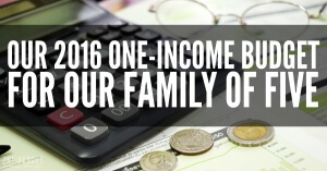 Every year I update this post to include the changes with our family. This is our 2016 one-income budget for our now family of five. Our budget isn't perfect, but this is our real life on a budget.