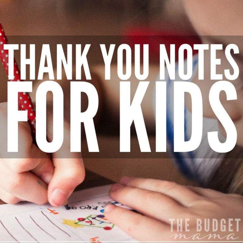 Thank you notes for kids shouldn't be expensive. So here's a free printable that you can use with your children to help them learn the importance of writing a thank you note.