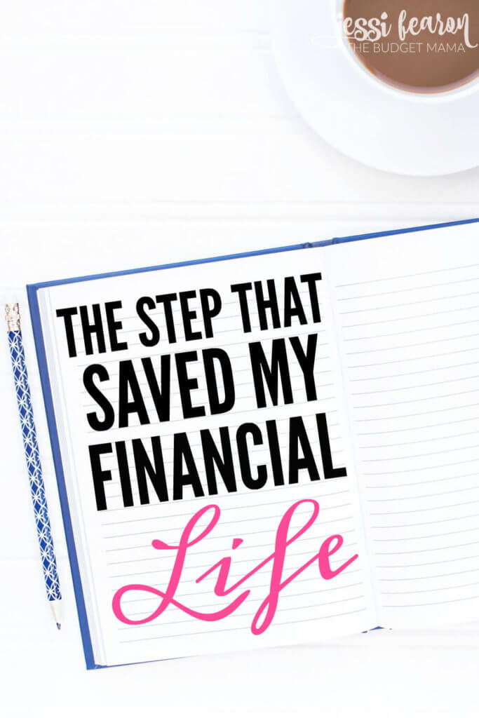 This is the step that saved my financial life and it can save yours too! The best part is, it won't take much time and it will put you back in control over your money!