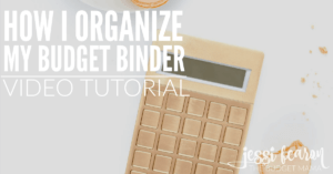 This is my simple process for organizing our 2017 budget binder. In the video, you'll see the different sections that use, how I organize our bill statements, along with how I track our debt and savings goals.