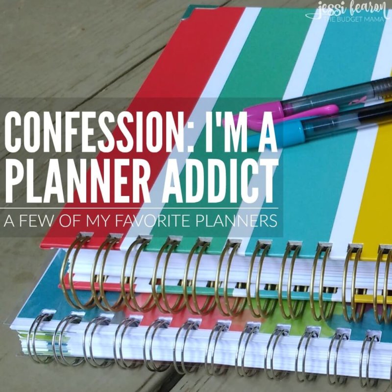 I'm a planner addict; planner junkie; lover of all things planning. So here's just a few of my favorite planners in case you're just like me. :)