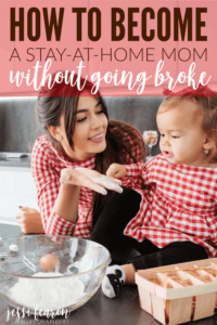 It can be scary making the decision to become a stay-at-home mom - after all, going from two incomes to one is frightening. But making the transition doesn't have to be difficult - it just takes a little planning