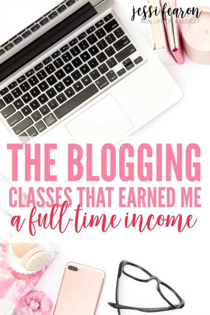It took me taking a "blogging class" before I started making real money with my blog. Now, after taking these three blogging classes I earn a full-time income from my blog.