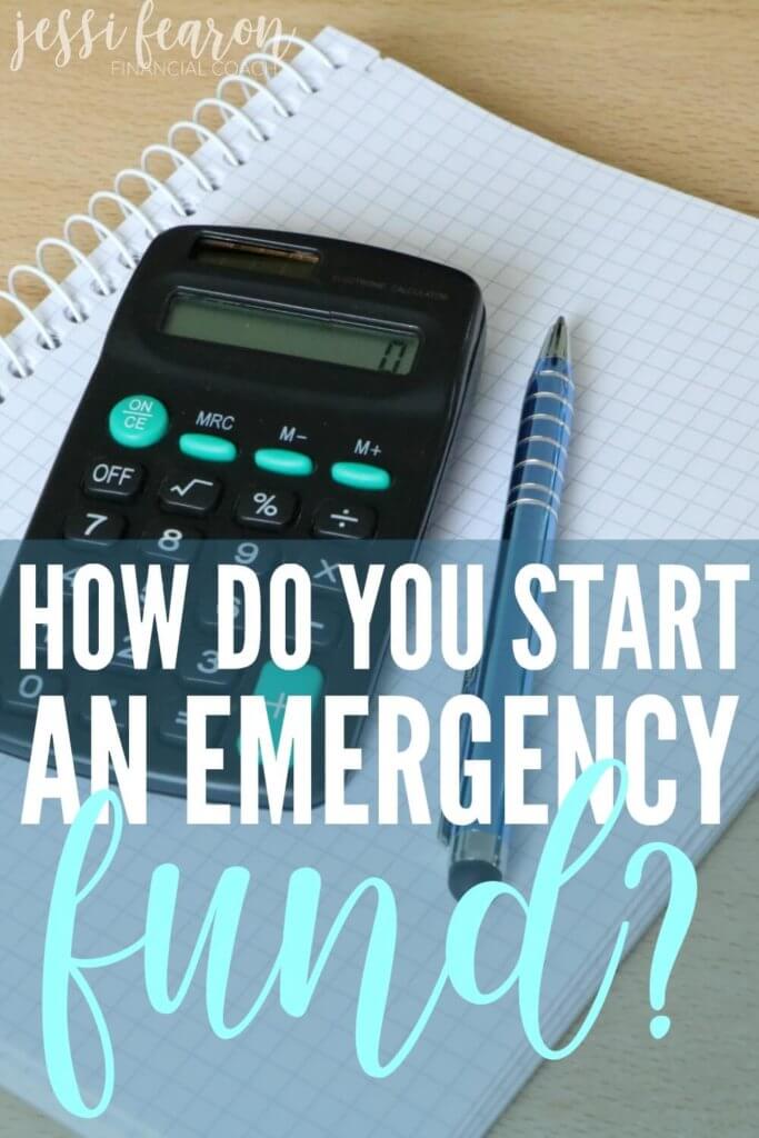 How do you start an emergency fund? How do you fund an emergency fund? These 4 steps will help you get your emergency fund started and funded!