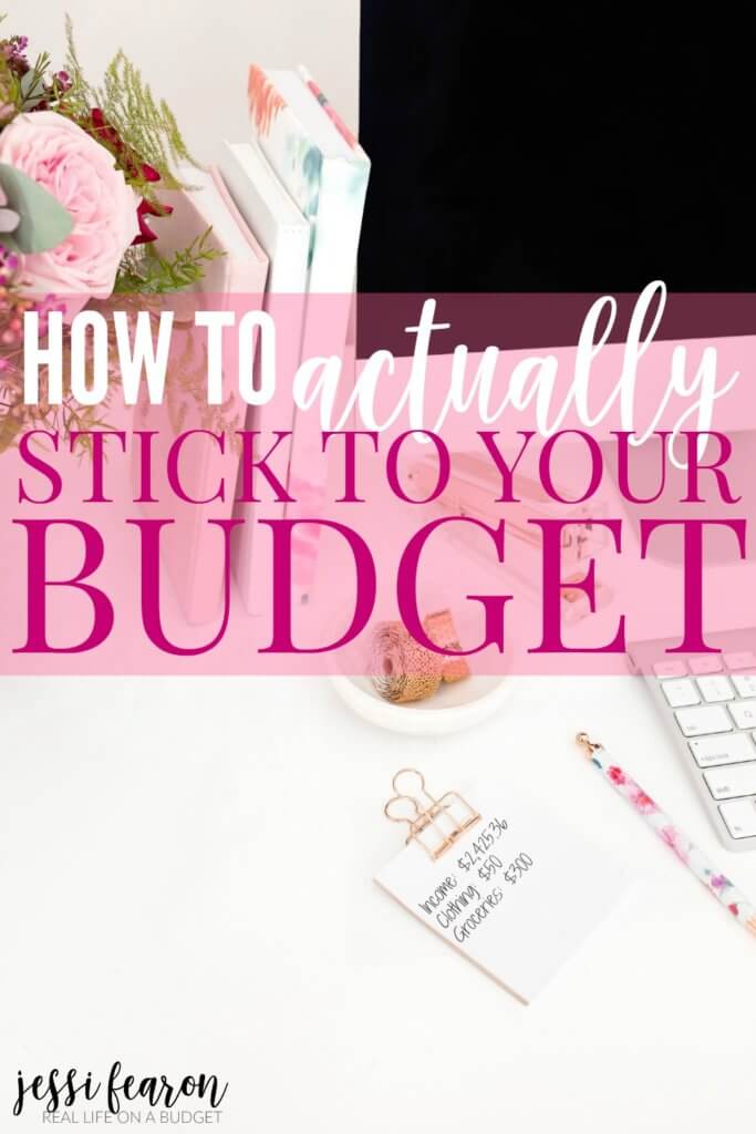Wondering how to stick to your budget so you'll finally be successful with your money. Use this simple trick to make sticking to your budget easier. 