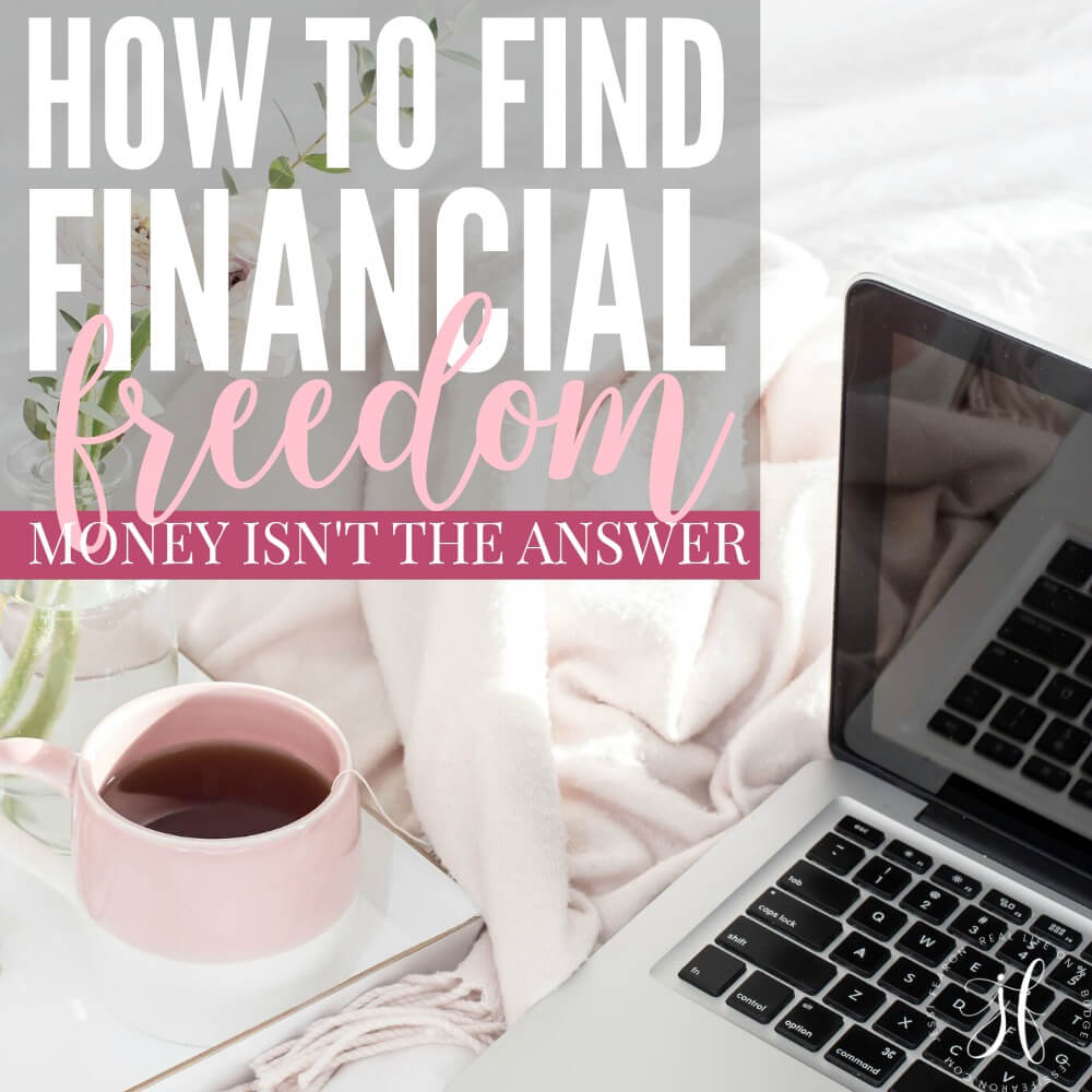 How to find financial freedom - is money the answer? Actually, no. Money is not the answer but there is an answer and the best part is, it doesn't cost a lot.