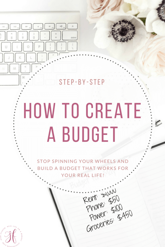 Wondering how to create a budget that will actually work for your family? This step-by-step guide and accompanying free printables will help you do just that!