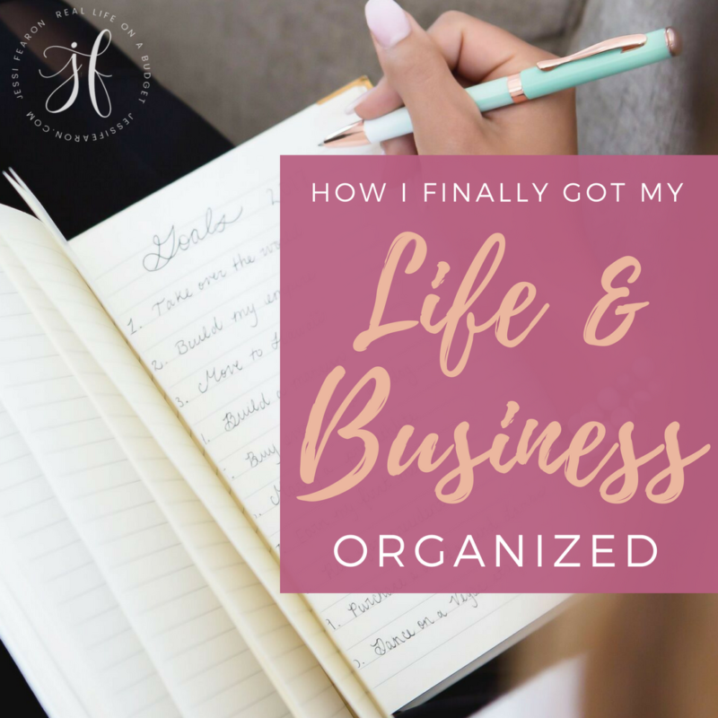 The simple trick I did to help me finally get my life and business organized so I could stay sane as a work-at-home mom to three kids under 5.