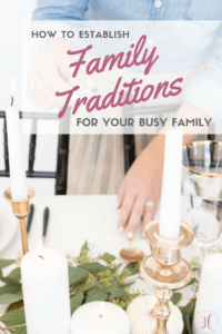 How to establish family traditions when you have a tight budget? It's actually easier than you might think.