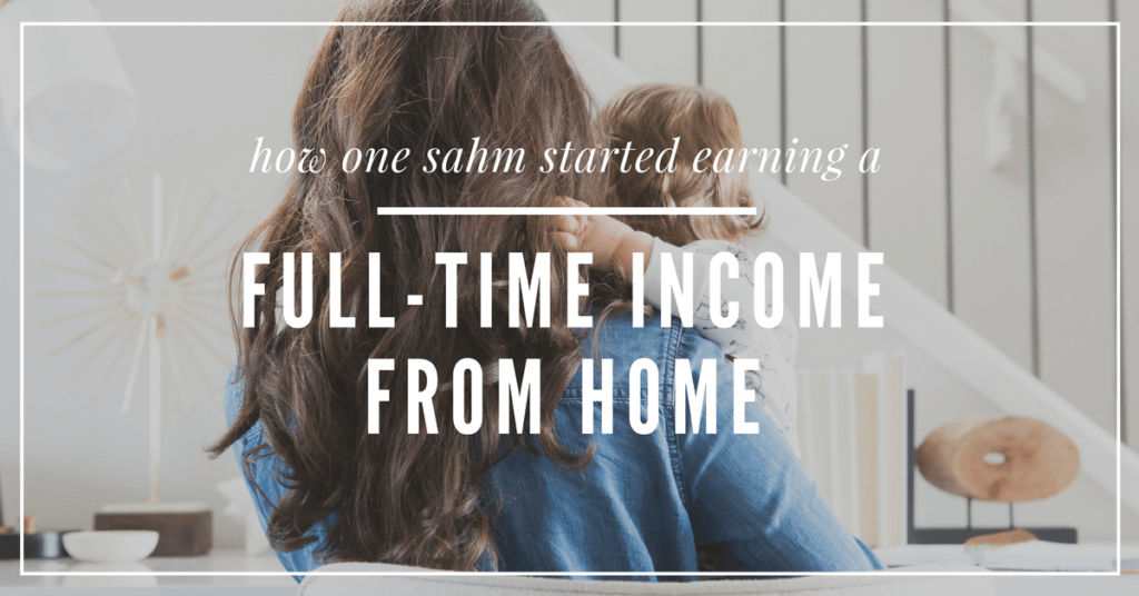 As a stay-at-home mom, I know how important it is earning an income from home. And I also know how challenging it can be. Here's my story for how I went from making barely anything to earning a full-time income.