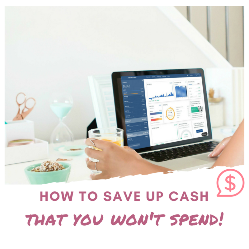 One of the best things you can do for your finances is to save up cash - some serious cash - in an emergency fund. But how to save up cash that you won't spend? Follow these steps and you'll make it happen!