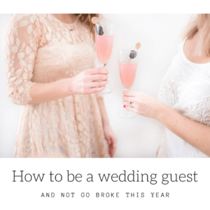 Shocked at how much it costs now to attend a wedding? Me too. It's craziness, but there is a way to not go broke as a wedding guest this year! With a few creative tweaks and a healthy dose of reality, you won't have to go broke as a guest this year!