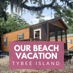 Every year our we have our family beach vacation on Tybee Island, and it's incredible! It's not a free vacation, but it's still super affordable.