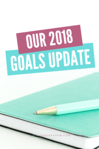 If you need some goal-setting inspiration, then this is what you need! She always shares so much - the good, bad, the ugly when it comes to finances and goal-setting! Definitely read if you need help figuring out goals! #goals #money #blogger #mom