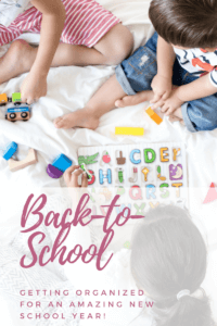 Struggling with back to school organization? Here are just a few simple hacks that you can try to give your household a little peace for back to school time! #backtoschool #family #organization