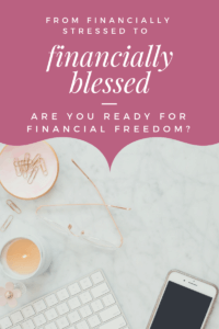 I used to live with financial stress every single day. It was so hard to make the changes we needed in order to fix our mess, but it was so worth it!