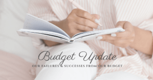 Sometimes setting up a household budget can be challenging and sometimes it's the sticking to it that's hard. I'm sharing our family's budget from January and how and where we failed and succeeded.