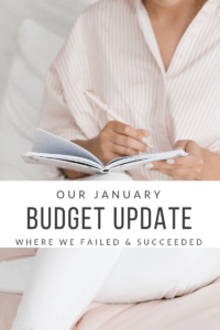 Sometimes setting up a household budget can be challenging and sometimes it's the sticking to it that's hard. I'm sharing our family's budget from January and how and where we failed and succeeded.