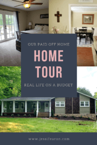 In January we paid off our house and since so many folks wanted to get a look inside our home, I put together a home tour of our debt-free home!