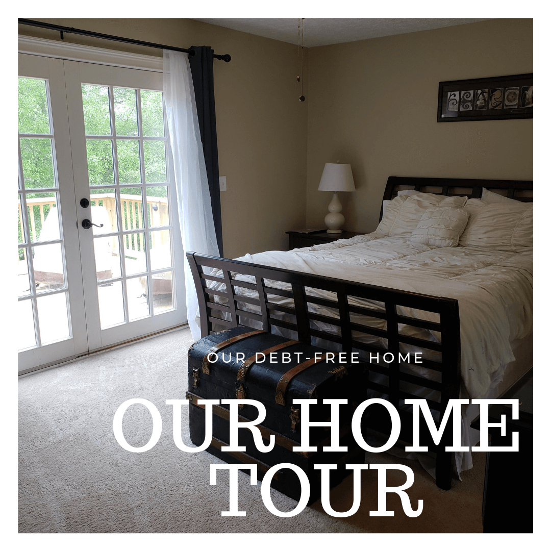 In January we paid off our house and since so many folks wanted to get a look inside our home, I put together a home tour of our debt-free home!