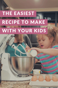 If you're looking for an easy recipe to make with your kids, this is the one! Seriously, this is what French kids first learn how to bake. Your kids will love spending time with you in the kitchen making this French Yogurt Cake. And you'll love how easy it is!