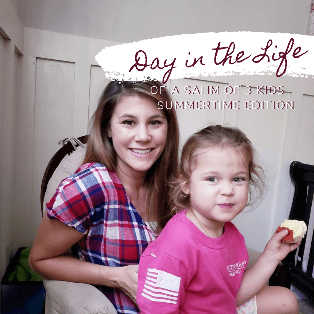 Wondering what life looks like for a stay at home mom of three kids in the summertime? Where's a day in the life for you!