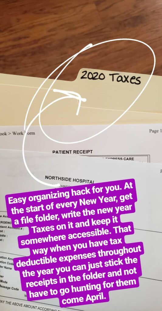 Easy Tax Organization
