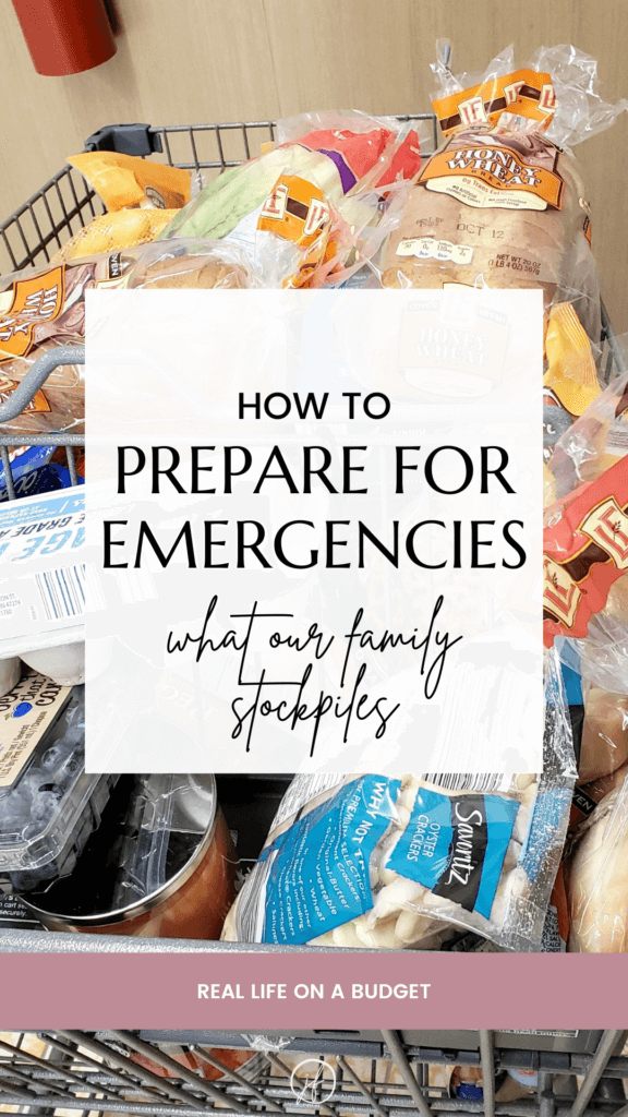 Let's prepare for an emergency on a budget. Get some ideas together on what to include in your emergency plans and kit and go from there!