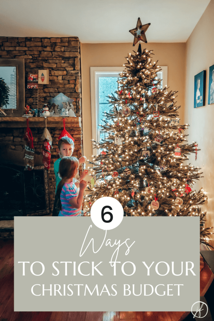 Need help sticking to your Christmas budget? These are 6 tips that we use as a family of five to stick to our Christmas budget every year. 
