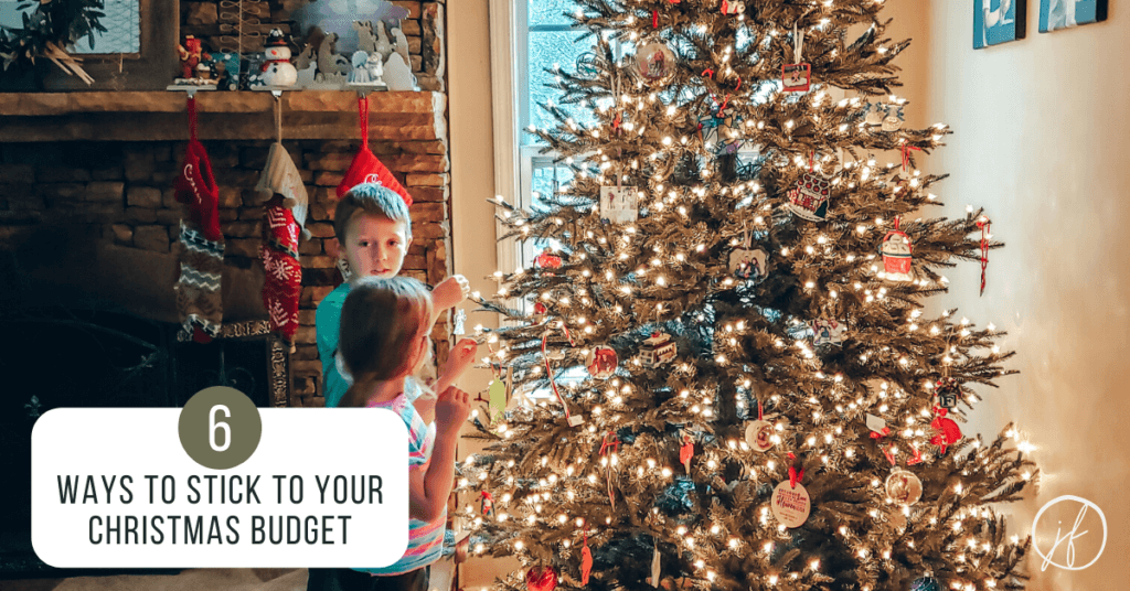 Need help sticking to your Christmas budget? These are 6 tips that we use as a family of five to stick to our Christmas budget every year.