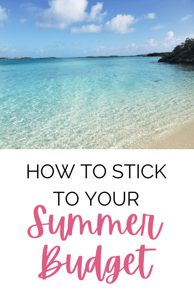 Let's create a summer budget to beat the summertime chaos and reduce summer spending!