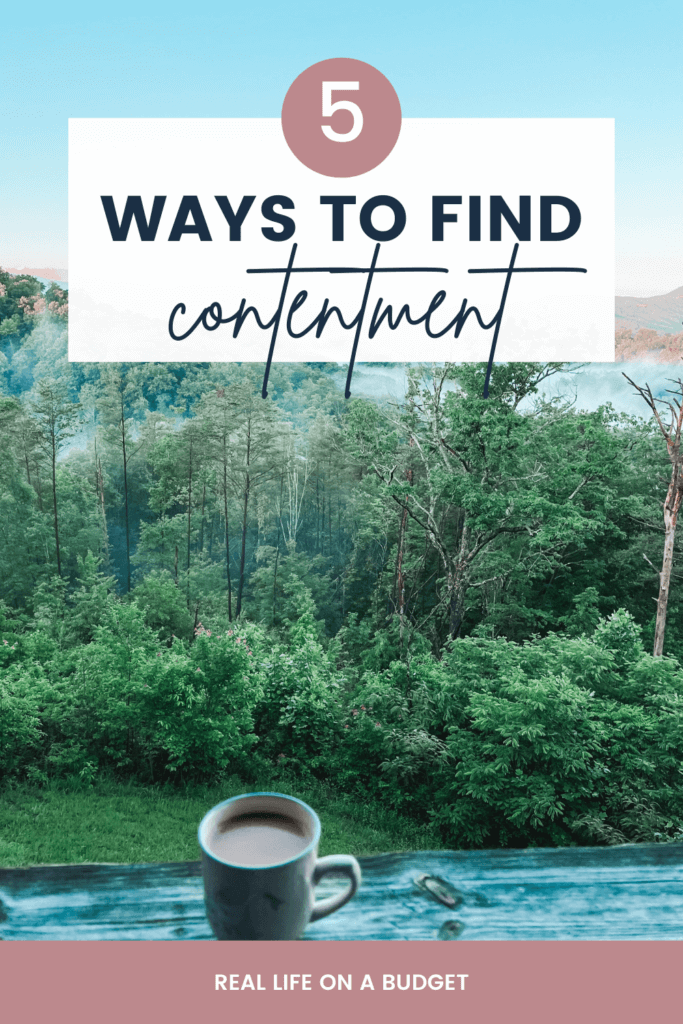 It's hard to be content right now with high inflation but here's how to find contentment even when it's hard.