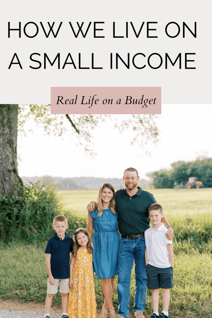 Living off a small income takes some practice but its totally doable. Our family of five lives well on a small income. Here's how we got here!