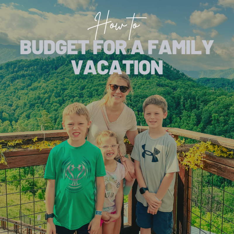 Budgeting for a family vacation doesn't have to be complicated! Let's budget for a family vacation together!