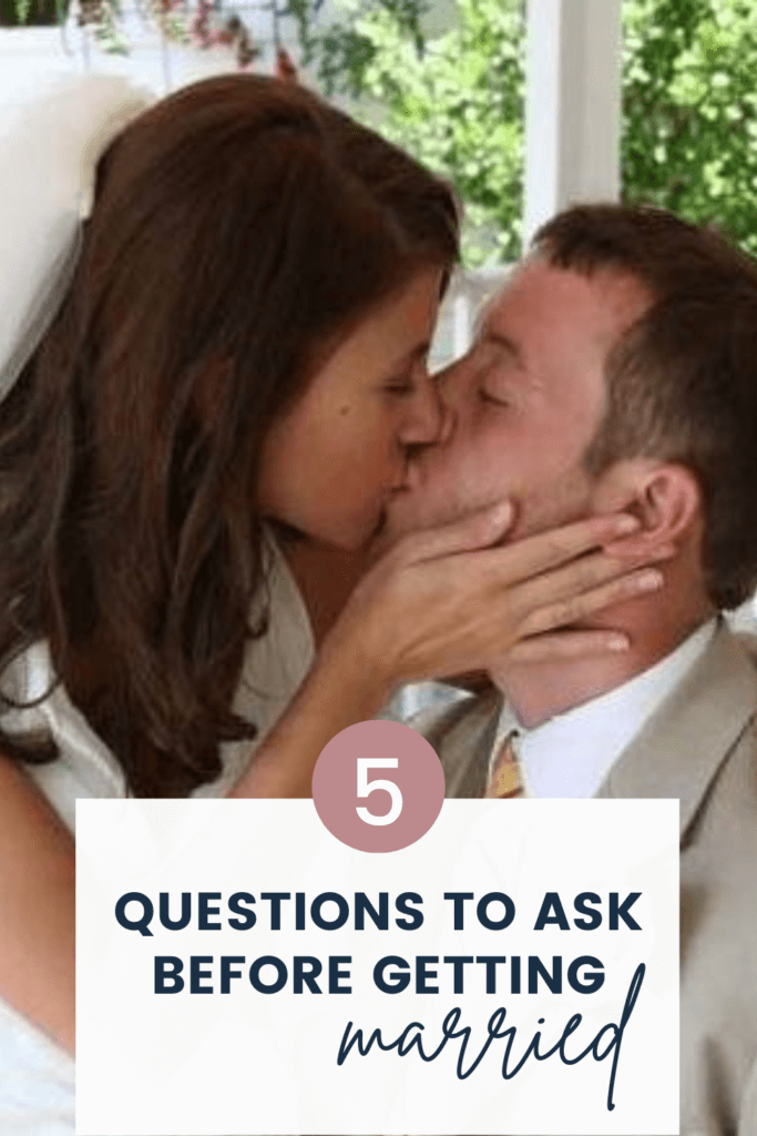 We've been married for 13 years. Here are 5 questions to ask before getting married that either helped us or would have been helpful to ask beforehand!