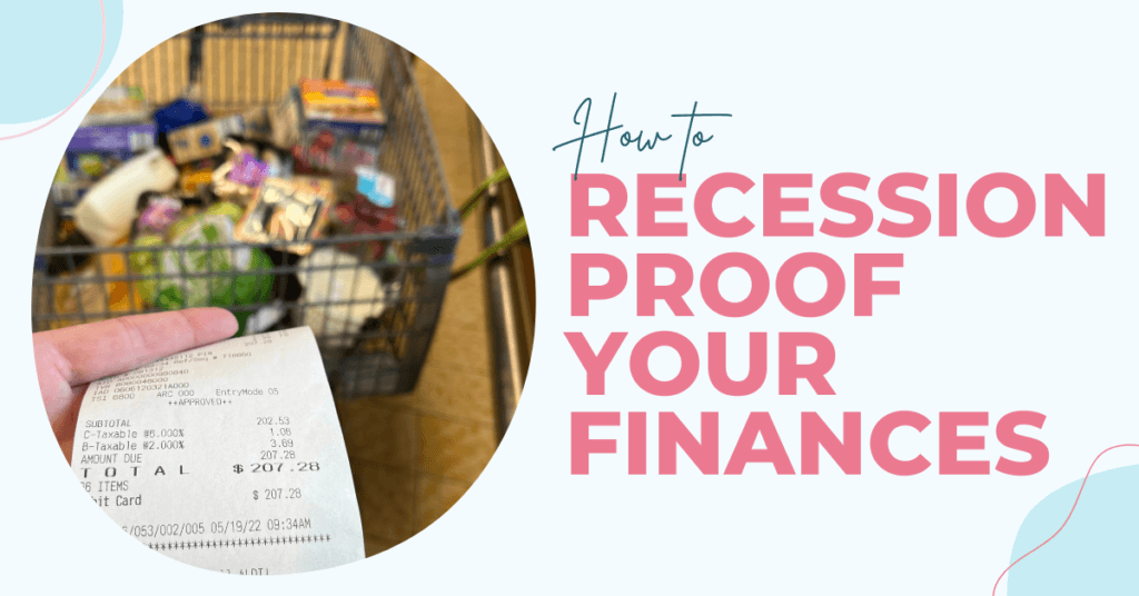I know it seems overwhelming trying to figure out how to recession proof your finances but it's possible! Let's get started!