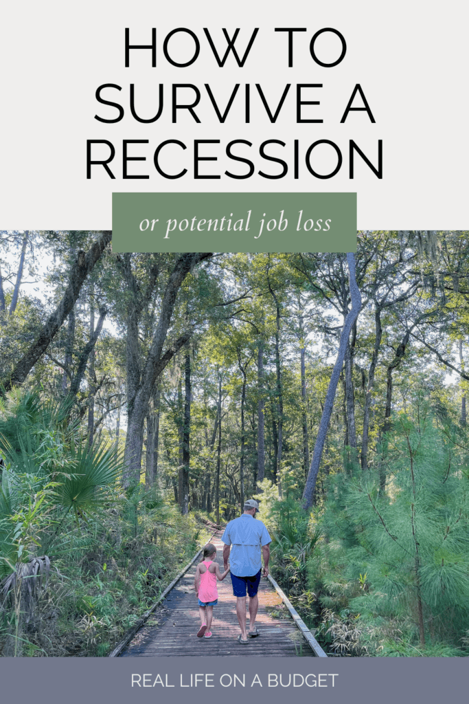 Recessions are scary because they usually come with job loss. Let's prepare now in order to make sure we survive a Recession.